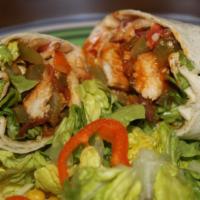Chicken Cutlet Wrap · Chicken cutlets, lettuce, tomatoes, onions and mayo. 