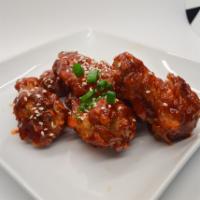 6 Bone-In: Choose 1 Flavor · Crispy chicken wings deep fried in our special batter and tossed in sauce or dry rub of choi...