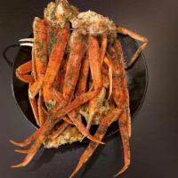 1 lb. Snow Crab Legs · Succulent snow crab legs dipped in butter with corn and potatoes.