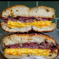 Pastrami egg and cheese  · 
