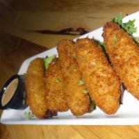 Brisket Poppers · Jalapeno, cream cheese, jack cheese, BBQ ranch