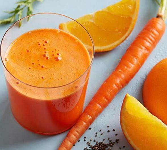 Sunriser Juice · Pineapple, orange and carrot.
