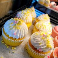 Cupcakes · Cupcake designs and colors vary daily. All cupcakes are made in house and topped with a fluf...