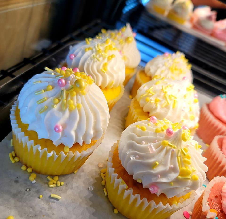 Cupcakes · Cupcake designs and colors vary daily. All cupcakes are made in house and topped with a fluffy delicate standard American buttercream.