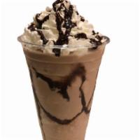 Chocolate Milkshake · chocolate, milk, cream with whipped cream and chocolate syrup on the top