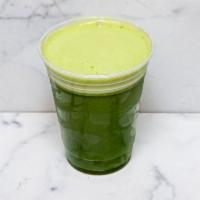 Green Detox Juice · Spinach, kale, green apple, cucumber, lemon and parsley.