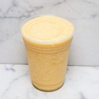 Tropical Smoothie · Coconut water, coconut flakes and pineapple.