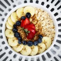 Oatmeal Bowl · Served with your choice of toppings.