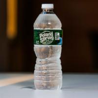 Poland Spring Water · 16oz crisp water bottle.