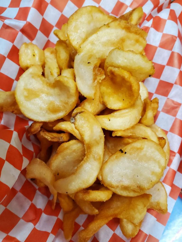 Regular Fries · Fried potatoes.