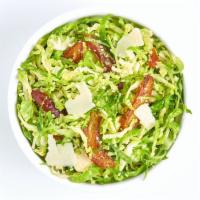 Brussels Sprouts, Dates & Parmesan · Shaved Brussels Sprouts, Medjool Date, Parmesan Cheese, Sage White Balsamic Vinaigrette
