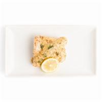 Citrus Poached Salmon · in Whole Grain Mustard Sauce, served cold