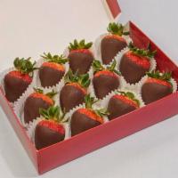 Chocolate Dipped Strawberries Box · To make our legendary chocolate dipped strawberries, we start with perfectly ripe strawberri...