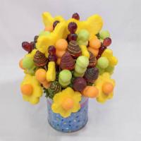 Rainbow And Butterflies Bouquet · Finally, we know what’s at the end of a rainbow. Artfully arranged in a colorful container, ...
