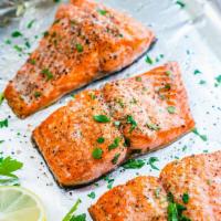 Salmon · Delicious Salmon, 8 oz. juicy and perfect flavor.