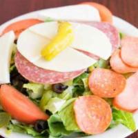 Antipasto Salad · Lettuce, tomato, black olives, salami, provolone, pepperoni, green peppers and pepperoncini,...