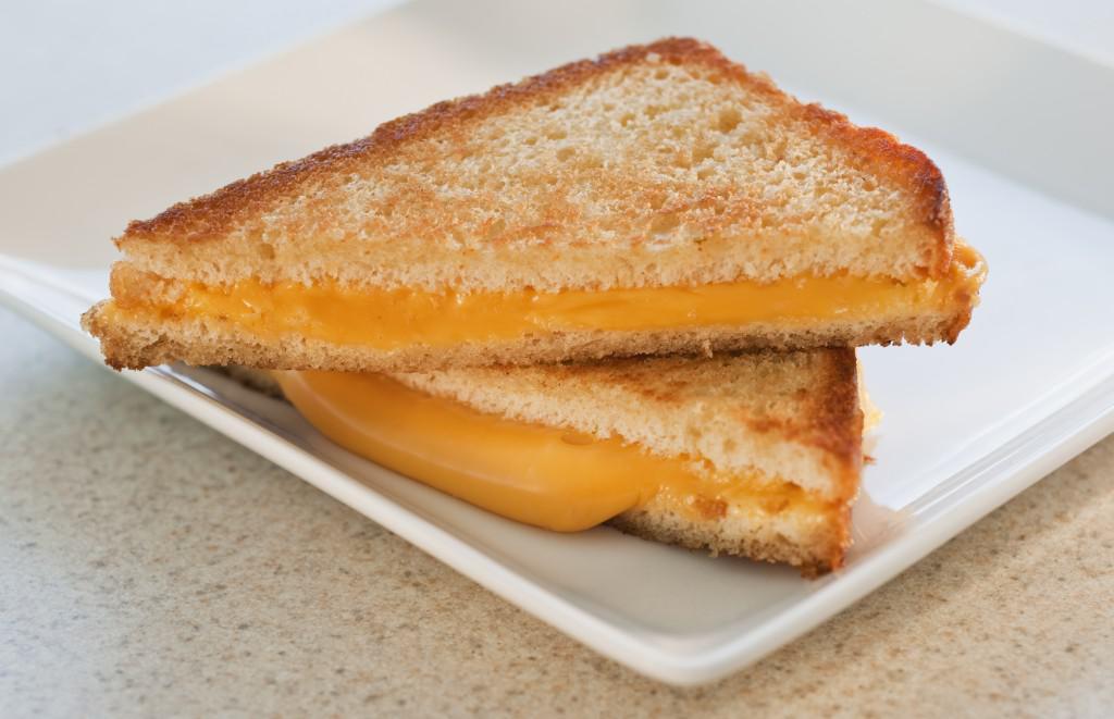 Kid Grilled Cheese Cheddar Sandwich · 