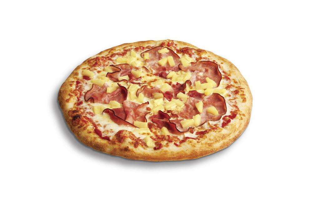 X-Large Ham and Pineapple Pizza · Housemade marinara sauce, mozzarella, smoked ham, pineapple. 
