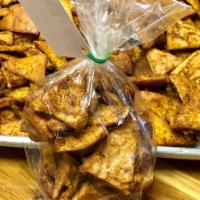 Baked Pita Chips · Baked pita chips baked from our own Award Winning Pitas and made fresh daily. (vegan, nut fr...
