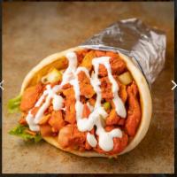 Chicken Gyro · Chicken sandwich on pita bread with you option of salad and sauce 
PlEASE Tell US YOUR choic...