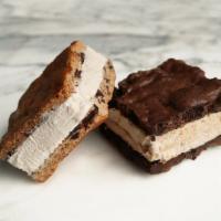 Ice Cream Sandwich · Franklin Ice Cream sandwiched between 2 house-made Cookies.