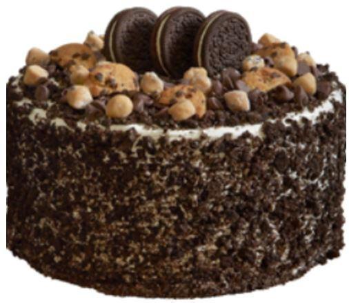 Cookie Jar Chaos · Cause being bad tastes soooo good. With chocolate cake, sweet cream ice cream, luscious cookie dough pieces and Oreo cookie crumbles, our cookie jar chaos cake is all that and a bag of chocolate chips.