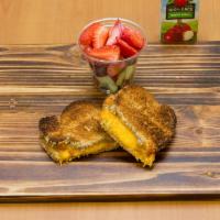 Kids Grilled Cheese · Served with a fruit cup.