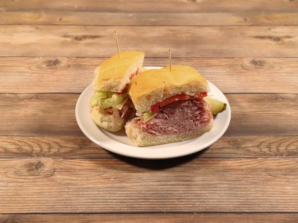 National Ham Sandwich · Stacked with our Badger baked ham and choice of cheese.