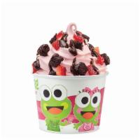 Small Pink Cup Frozen Yogurt · Premium Yogurt with non-fat, low-fat, no sugar and gluten free options.