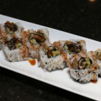 Eel Roll · Eel, cucumber, avocado, topped with ell sauce.