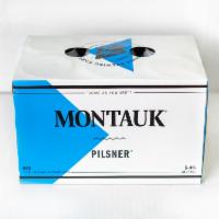 Montuak Pilsner  · 6 packs cans 12 oz. can. Must be 21 to purchase.