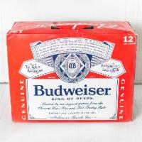 12 Packs Budweiser · Suit case 12 oz. 12 oz. can. Must be 21 to purchase.