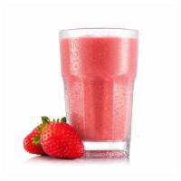 Strawberry Party Smoothie · Coconut milk, strawberry, cashew, dates, vanilla extract and dash of sea salt.