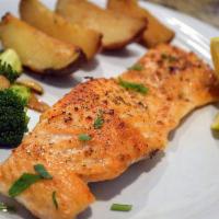 Grilled Salmon Entree · 