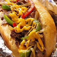 Philly Cheese Steak on Roll · 