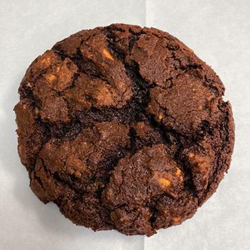 NEW! Chocolate Cookie with Reese's PB Chips! · Our double chocolate chip cookie with Reese's peanut butter chips. A warning for everyone who's been asking for some desserts with peanut butter, this one is addictive!  Photo coming soon!