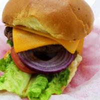 Xenos Burger · 6 oz. freshly made patty. All burgers come well done unless told other wise. 