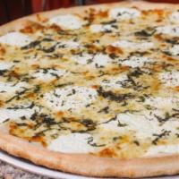 White Pie · Ricotta and mozzarella.