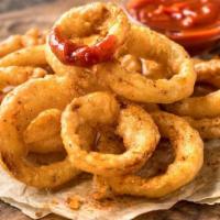 Onion RIngs · Fried battered onion.