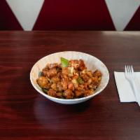 95. Kung Pao Chicken · With white or brown rice. Hot and spicy.