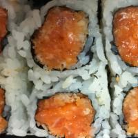 Crunchy Spicy Salmon Roll · 