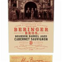 Beringer Brother's Cabernet Sauvignon Bourbon Aged · Must be 21 to purchase. Aged for 60 days in American Oak Bourbon barrels, this wine is burst...