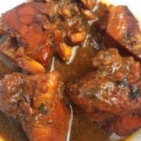 Stew Chicken · Brown stew chicken straight out of mamas kitchen with a great taste of the island it is serv...