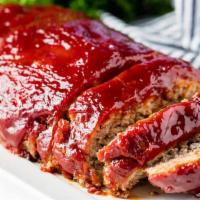 Turkey Meatloaf · Bake minced turkey with a smooth devious tomatoes sauce into a flavorful meatloaf with a mou...