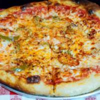 Spicy · Tomato sauce, mozzarella, pickled hot peppers, chili flakes &   garlic.
