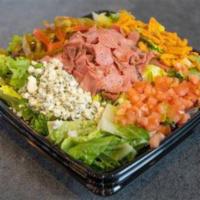 Wagyu and Bleu Salad · Ultra-premium American Wagyu beef and gorgonzola cheese crumbles star in this salad along wi...