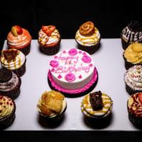 Party Pack- Mini and 12-Pack · Dozen large cupcakes and one mini cake.