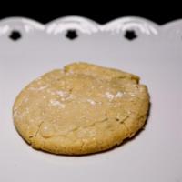 Sugar  · Soft sugar cookie with a nice round crispy edge
