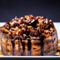 Cheesecake - Chocolate Turtle · Original Cheesecake Round with a buttery vanilla wafer crust with pecan pieces caramel and c...