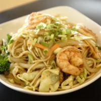 House Deluxe Fried Noodle · Fried Noodles come with all the vegetables, pork, beef, chicken, and shrimp.

